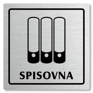 Spisovna, 100x100mm, stříbrná, Arizona
